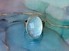 Aquamarine Gemstone and Sterling Silver Ring