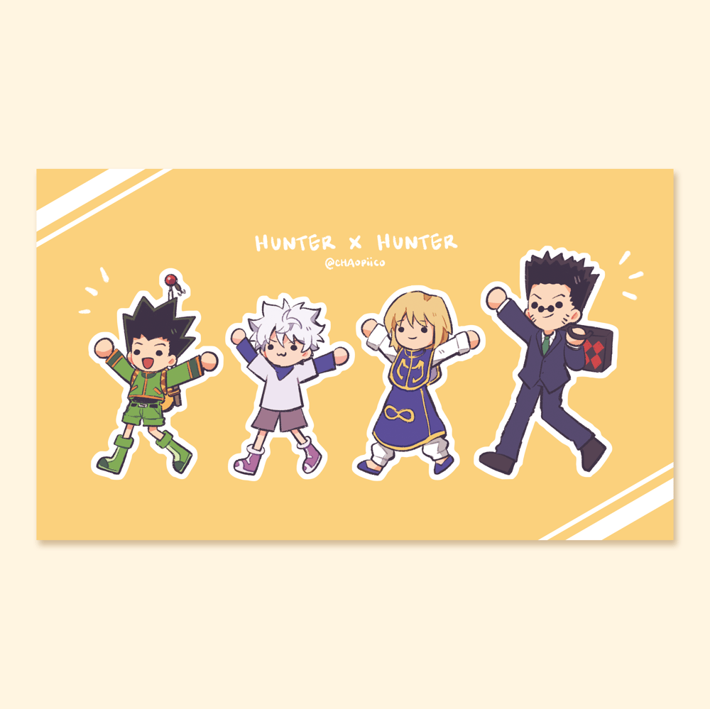 Image of HXH Da Bois Sticker Sheet
