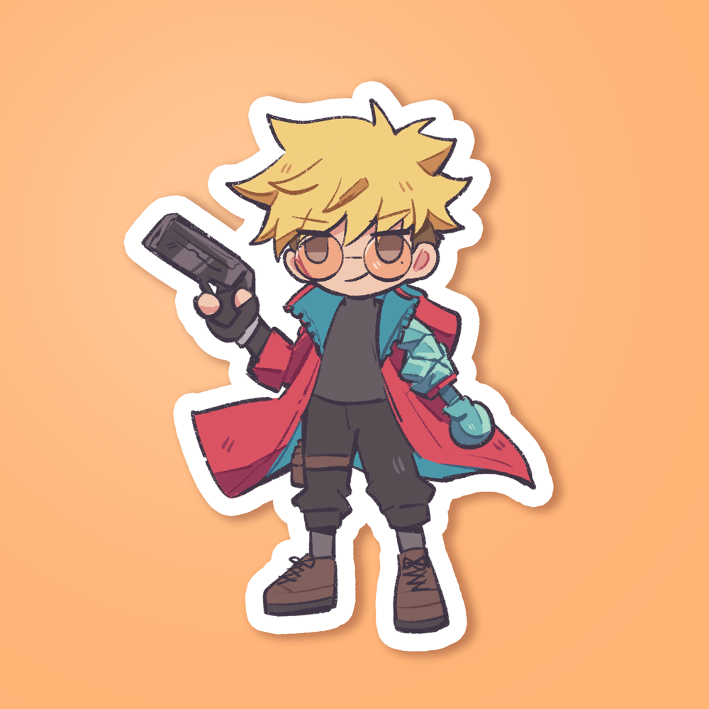 Image of Vash / Wolfwood Stickers
