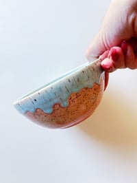 Image 1 of *Seconds* Pink/Blue Drippy Bowl