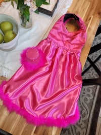 Image 1 of Barbie pink dress 👗