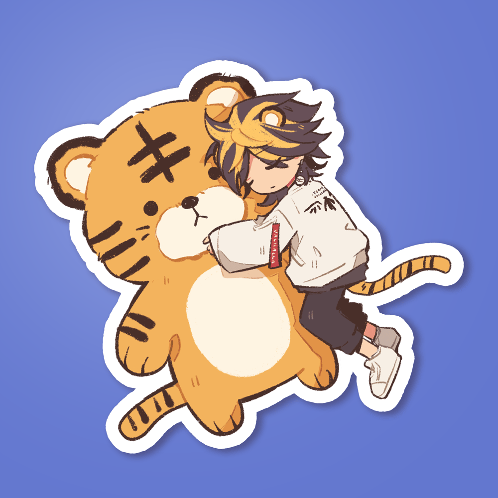Image of Tiger Kazutora Sticker