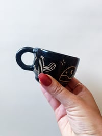 Image 3 of *Seconds* Black Mini Desert Mug