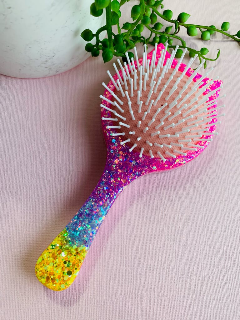 CUTE HAIRBRUSH - RAINBOW KITTY