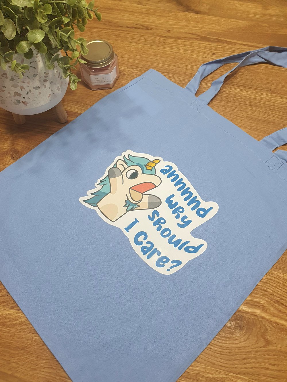 Image of Unicorse tote bag