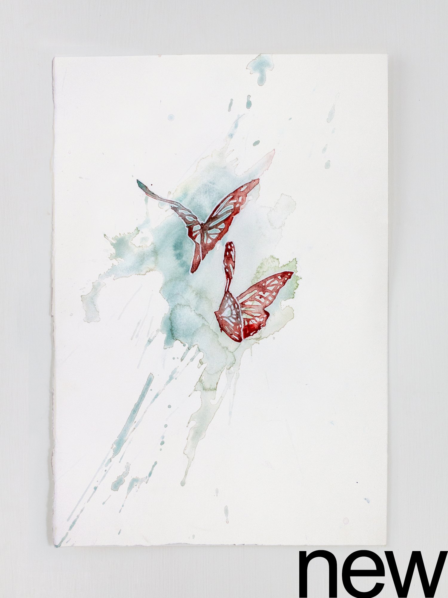 Agnes-Cecile dancing butterflies (19x28 cm)