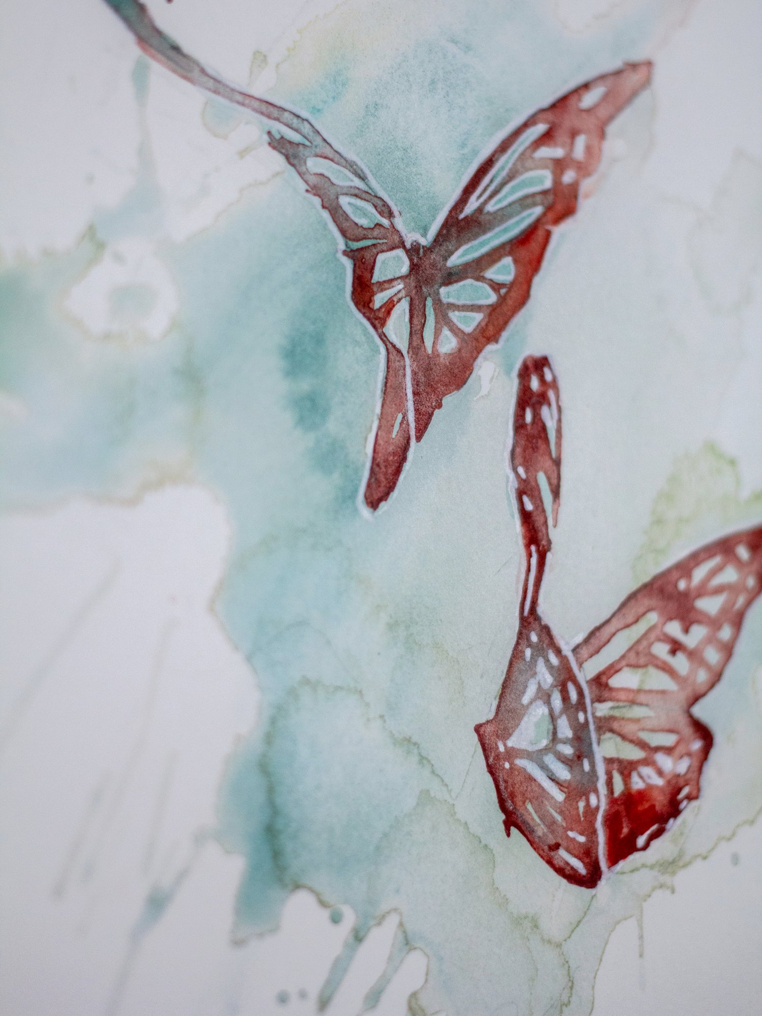 Agnes-Cecile dancing butterflies (19x28 cm)
