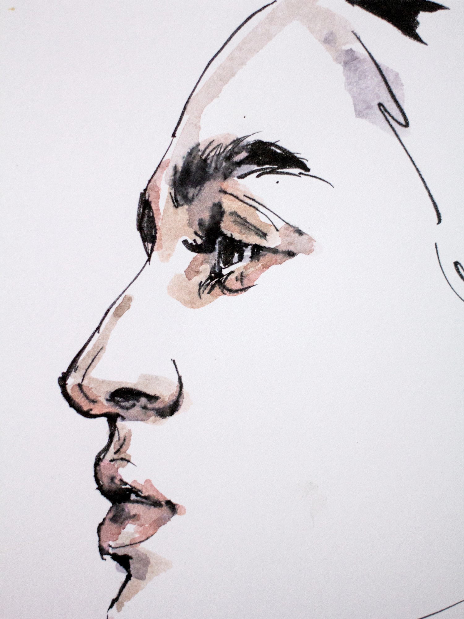 Agnes-Cecile figure study II (13x16 cm)