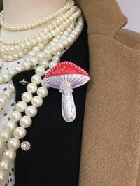 Image 5 of Toadstool Brooch