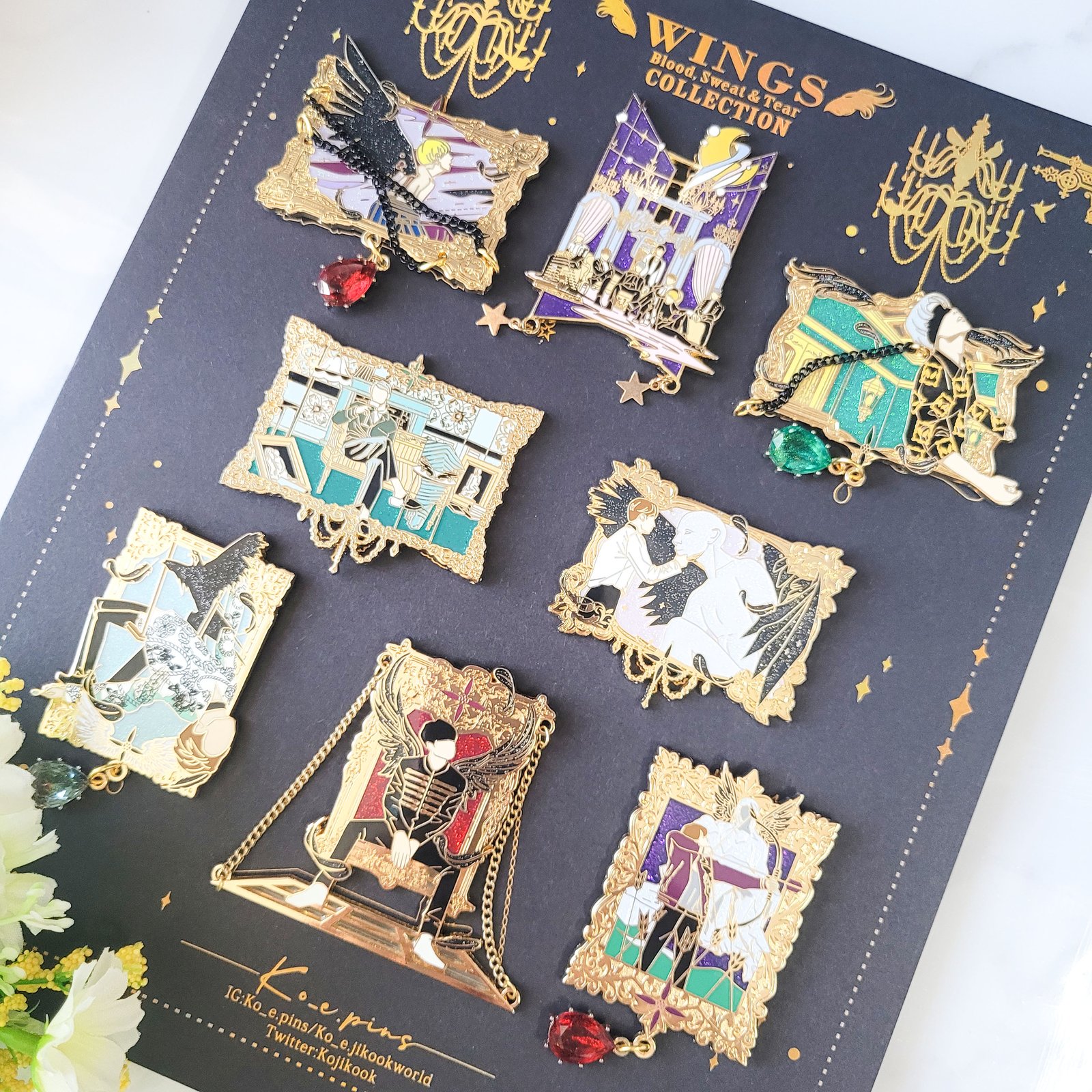 Bundle BTS 2024 Enamel RM Pins for Eva