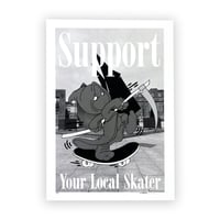 Image 3 of SUPPORT YOUR LOCAL SKATER PRINT