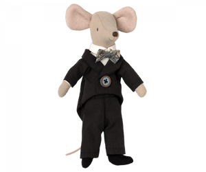 Image of Pareja de ratones de boda en caja