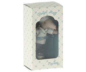 Image of Ratón cocinero con olla y cuchara