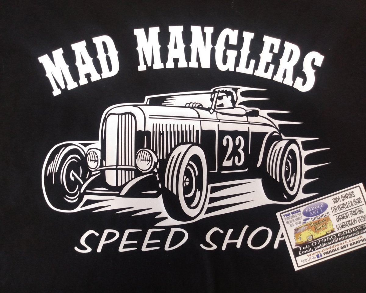 Image of MAD MANGLERS HOT ROD T SHIRT