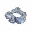 Gingham Blue & Yellow Scrunchie