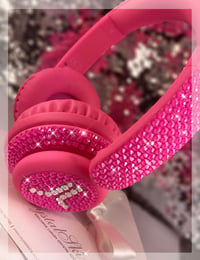Image 1 of Electric Neon Pink WESC Wireless Headphones