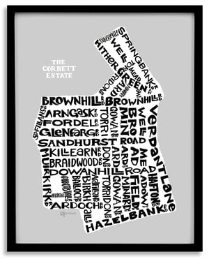 Image of The Corbett Estate - Catford & Hither Green - London Type map