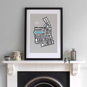 Image of The Corbett Estate - Catford & Hither Green - London Type map