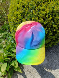 Image 2 of Rainbow dyed cap ~ Adult & child