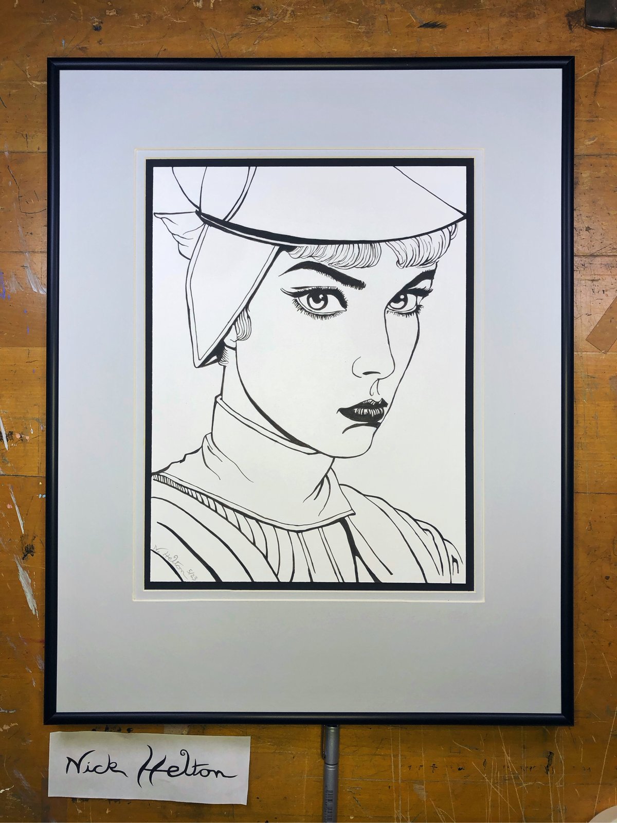 Image of Patience and Intention - ink drawing
