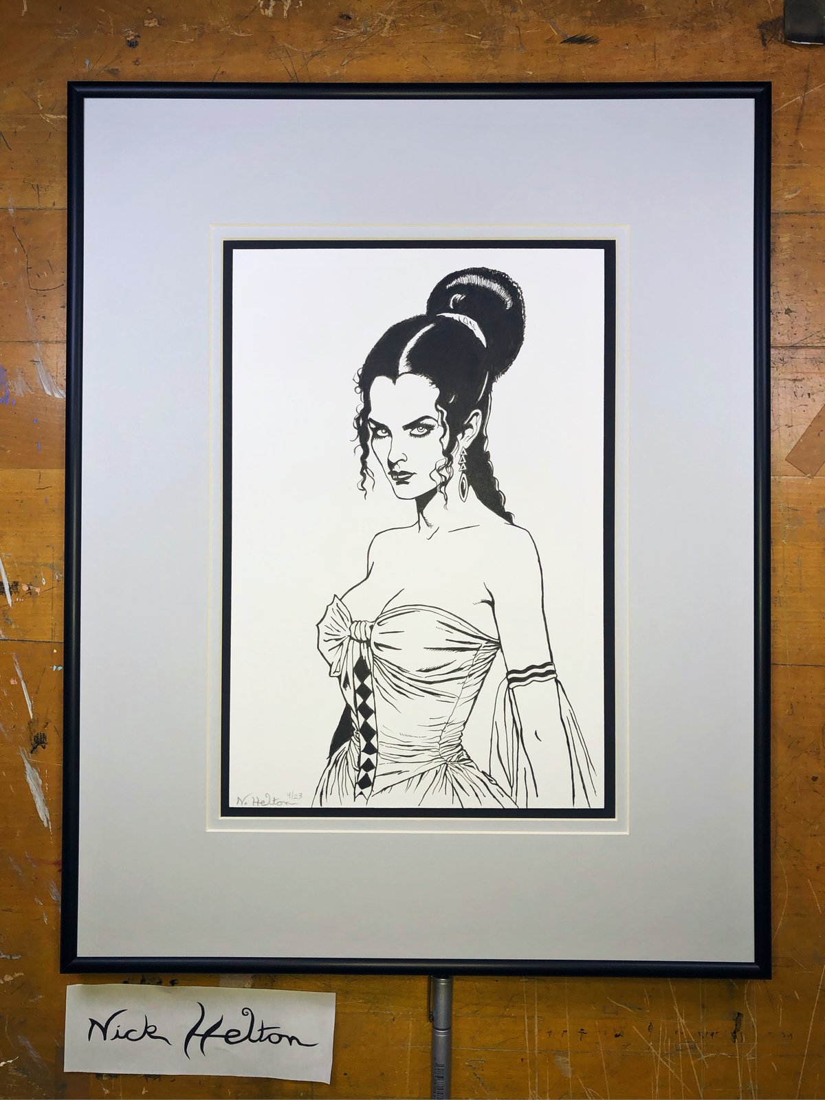 Image of Devious Intent - ink drawing
