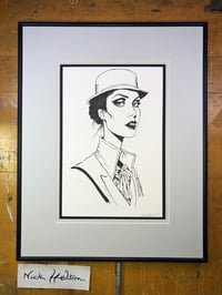 Image 2 of Miss Sophisticated - ink drawing