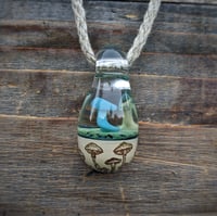 Image 2 of Spores on Spores- Double mushroom pendant