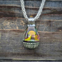 Image 1 of Sunflower Mushroom pendant