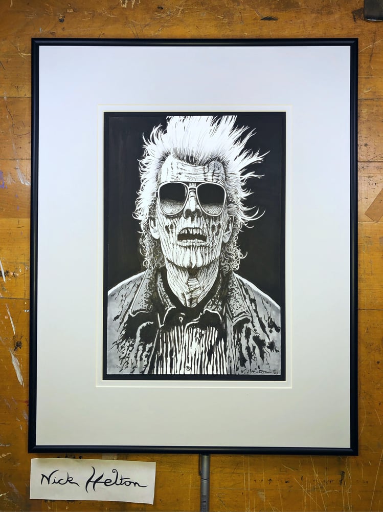 Image of Night Owl - ink drawing