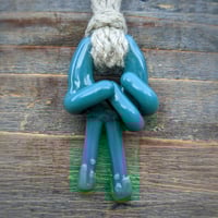 Image 3 of Get A Peace- Aqua Azul Holy Hand Pendant