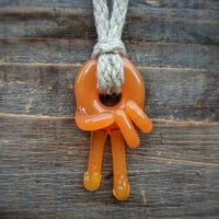 Image 1 of Get A Peace- Orange- Holy Hand pendant
