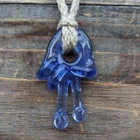 Image 1 of Get A Peace- Blue- Holy Hand pendant
