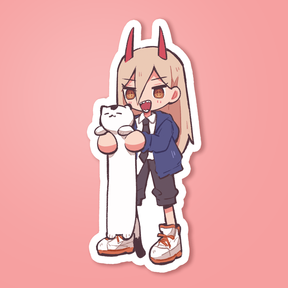 Image of Power Meowy Sticker