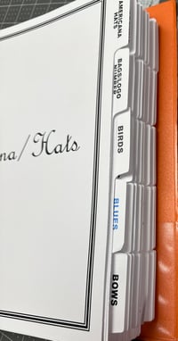 Image 2 of Feedsack 2” Swatchbook printed chapter tabs