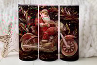 Image 1 of 20oz Santa on Motorcycle