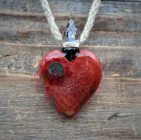 Image 1 of Red Sacred Heart w/nail