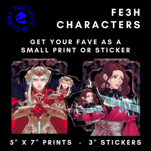 Fire Emblem Three Houses Character Prints & Stickers