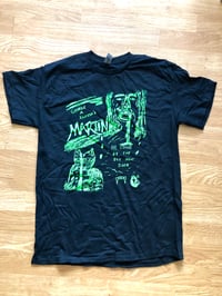 Image 1 of Martin bootleg (slime green ink on black)