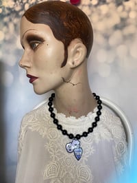 Image 3 of Upcycled Vintage Boys Tears Choker Necklace by Ugly Shyla 