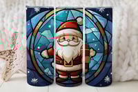 Image 1 of 20oz Stained Glass Tumbler