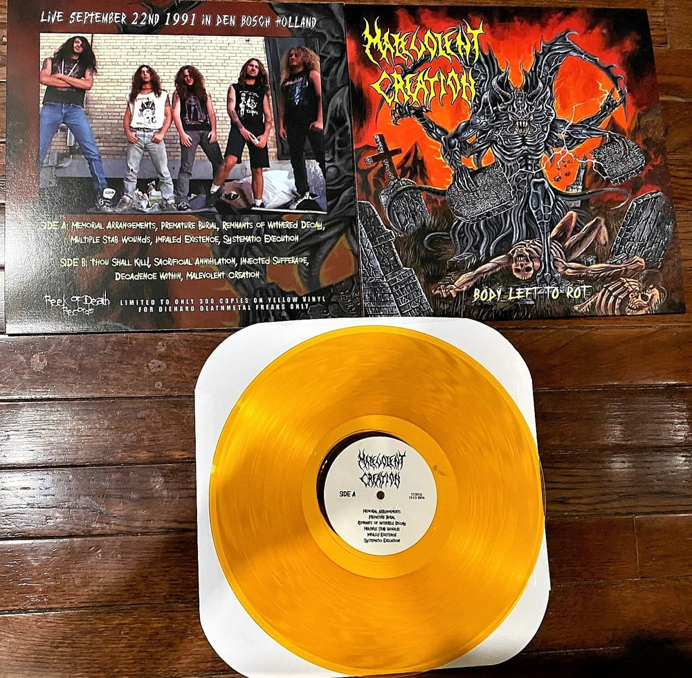 MALEVOLENT CREATION - BODY LEFT TO ROT 12" VINYL