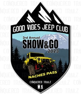 Image of Good Vibes Jeep Club 2023 Show & Go - Event Badge