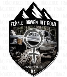 Image of Female Driven Off-Road Decal