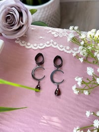 Image 2 of Garnet Blood Moons (Black)