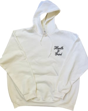 Image of Hustle & Grind Cursive Edition embroidered hoodie