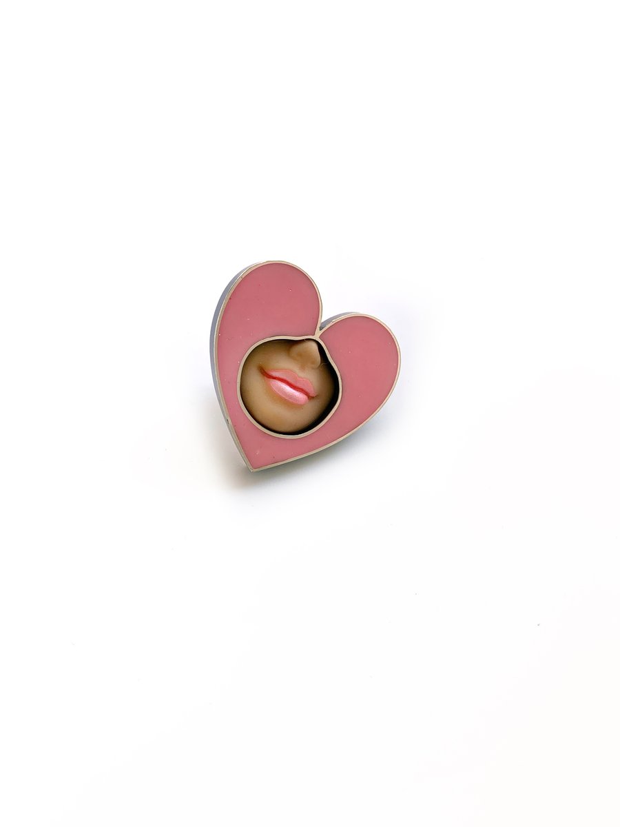 Image of Smile Heart Pin - 4