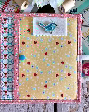 Image of The Compadre Case/Snap Pocket/Lori Holt/Pink Bind