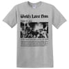 Earth's Dopest Band Tee - Ash Grey
