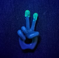 Image 4 of Get A Peace- Aqua Azul Holy Hand Pendant