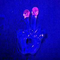 Image 3 of Get A Peace- Blue- Holy Hand pendant